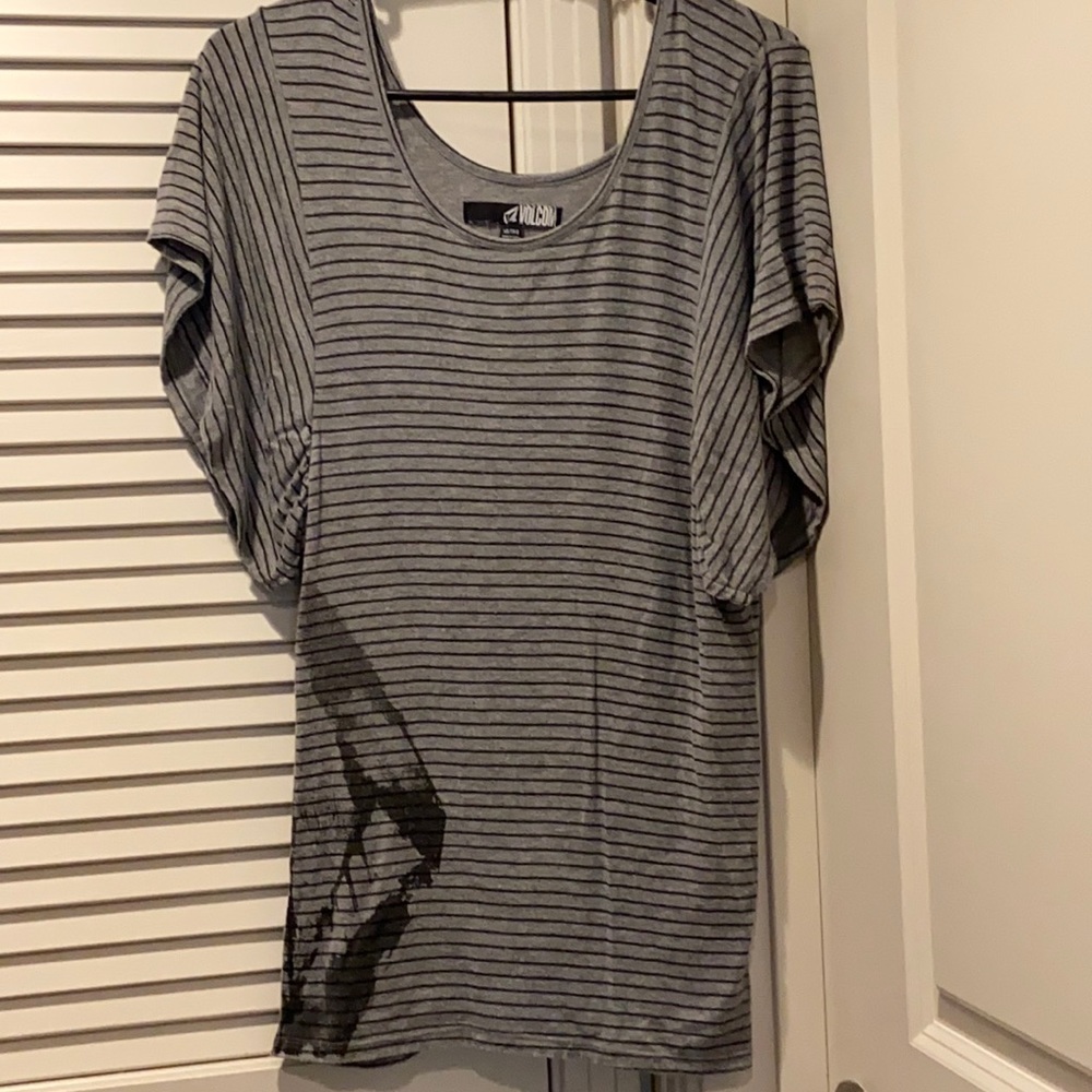 Striped Volcom Fashion Tee